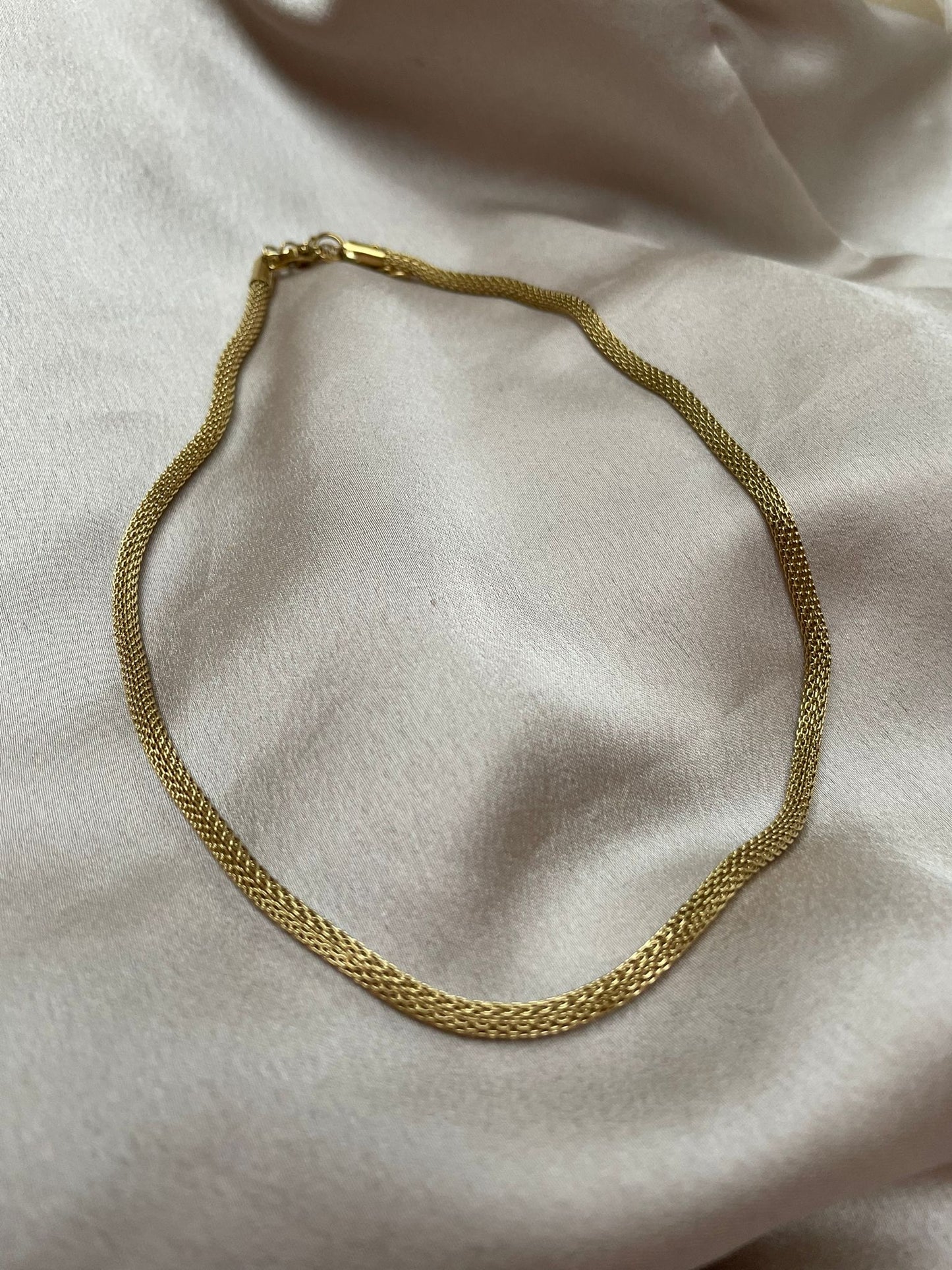 AA 0161 - Ketting - Stainless Steel - Goudkleurig