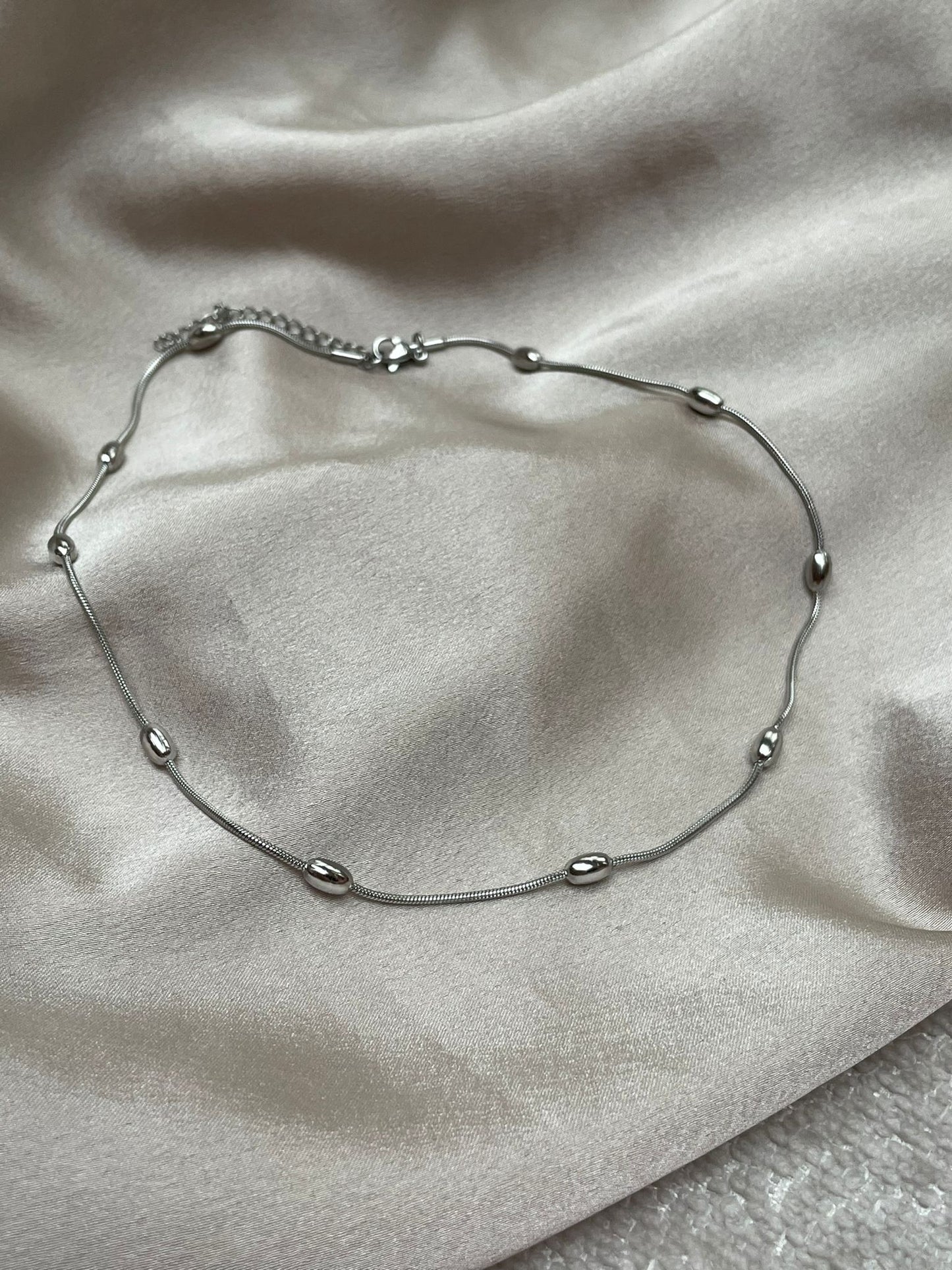 AA 0109 - Ketting - Stainless Steel - Zilverkleurig