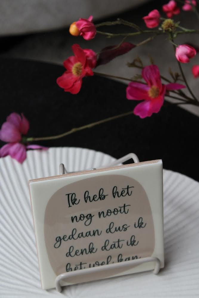 Tegeltje - Zonder standaard