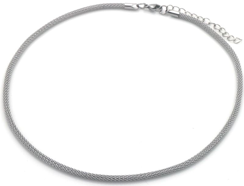 AA 0111 - Ketting - Stainless Steel - Zilverkleurig