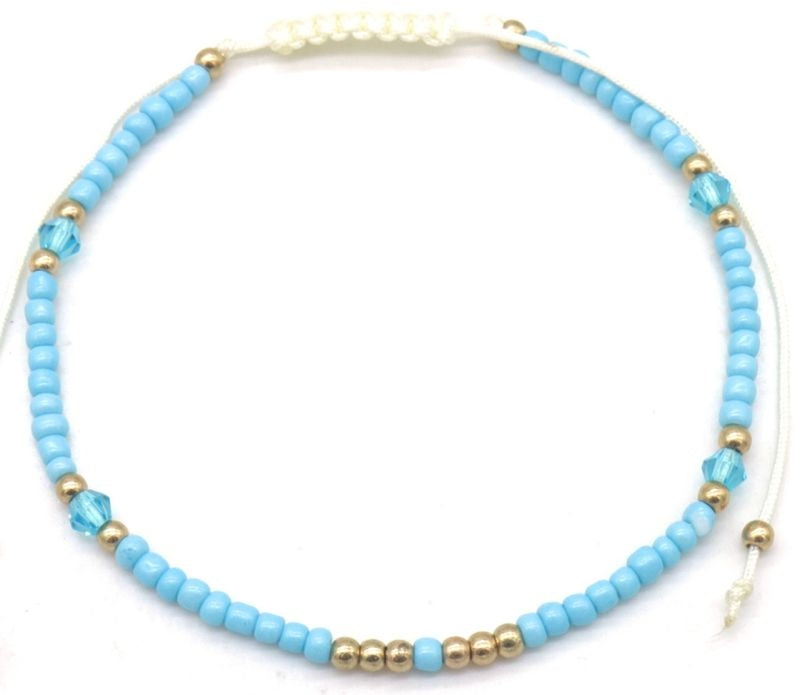AA 0048 - Enkelband - Beach Vibes - Licht Blauw
