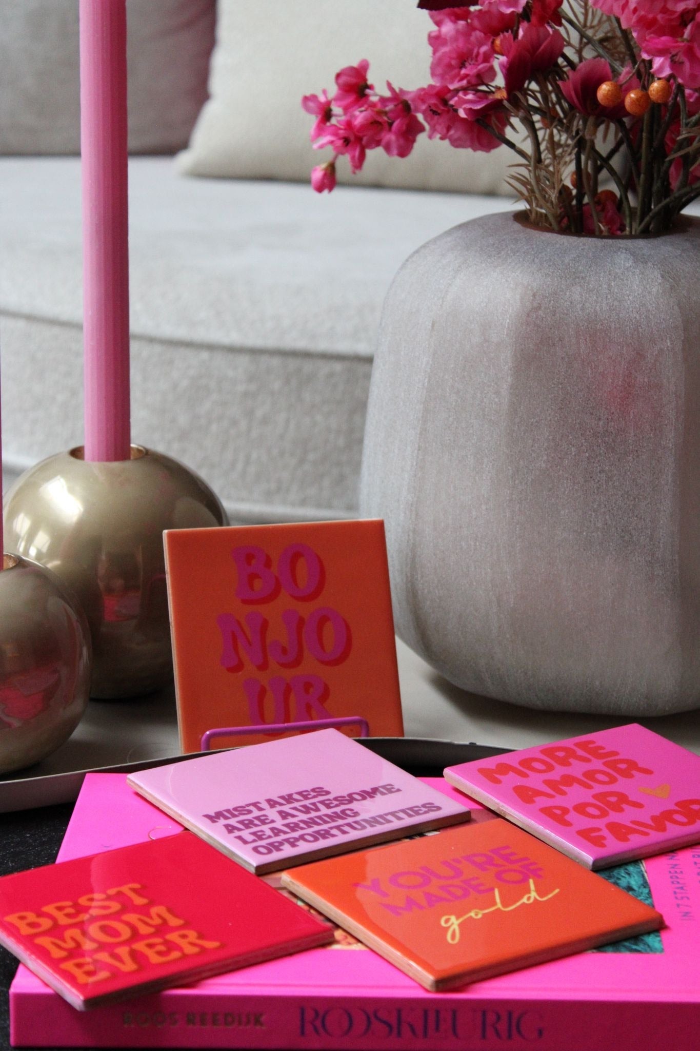 Tegel - Best mom ever - Zonder standaard