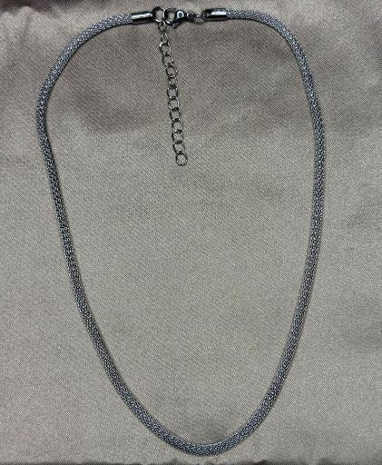 AA 0111 - Ketting - Stainless Steel - Zilverkleurig