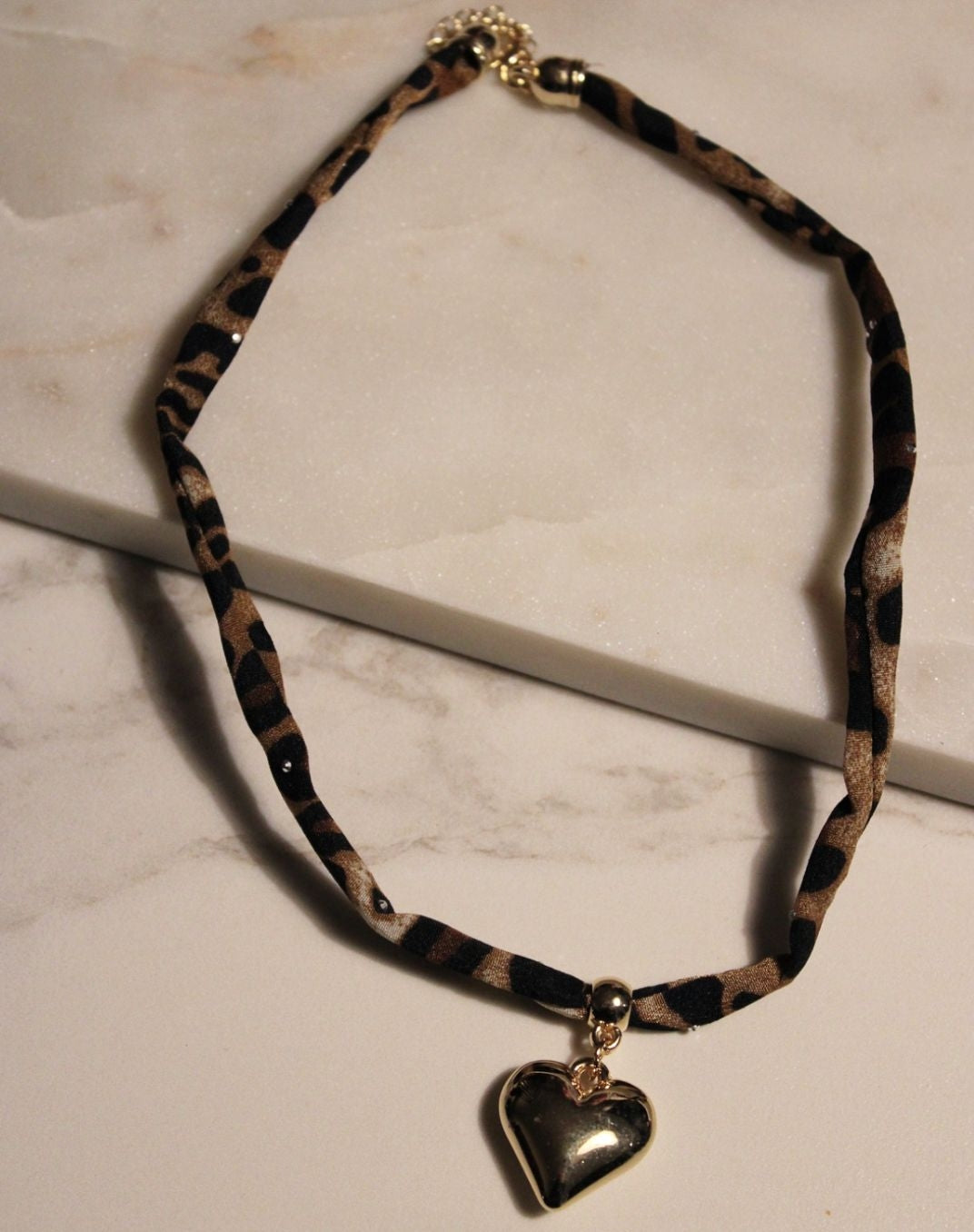 AA 0105 - Ketting - Wild Heart - Bruin/Goudkleurig