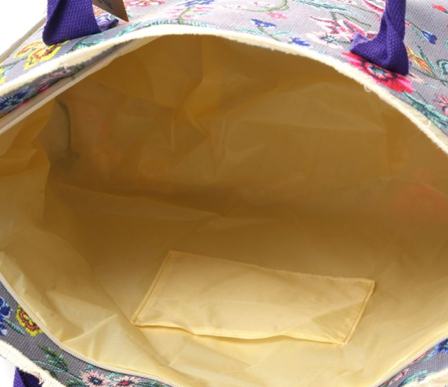 AAA 0009 - Strandtas - Sunny Bloom - Paars