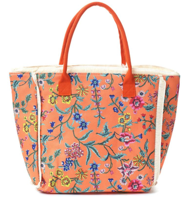 AAA 0006 - Strandtas - Sunny Bloom - Oranje