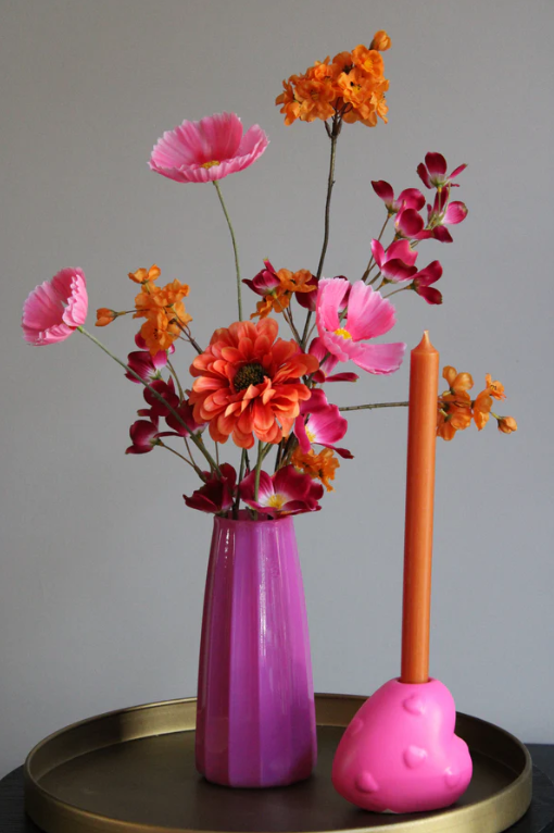 Vaas Gemma – Fuchsia Roze - 21 cm