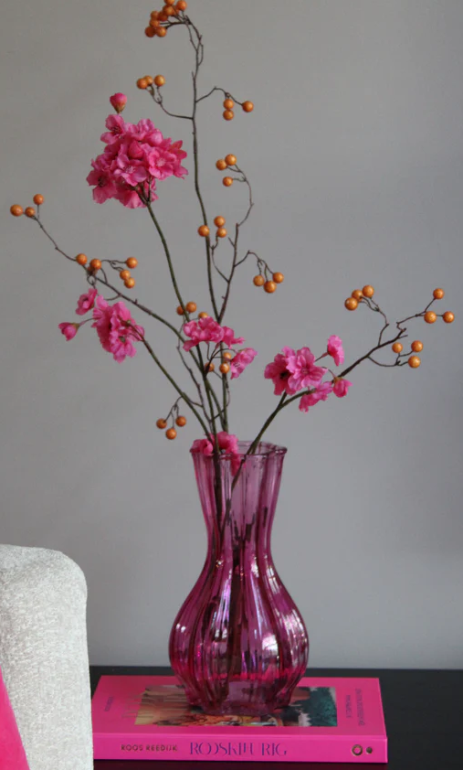 Vaas Miley - Fuchsia - 25,5 cm Hoog