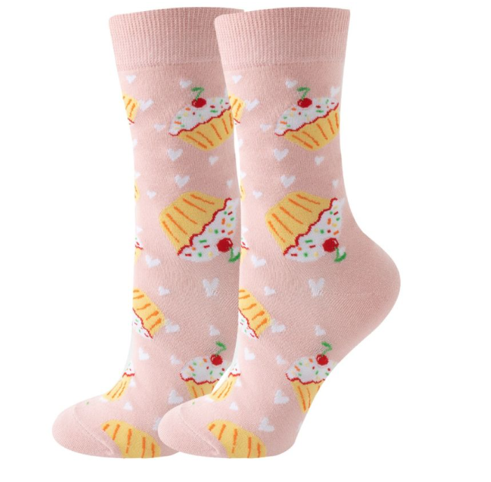 AA 0274 - Sokken - Cupcake Cuties - Maat 36-43