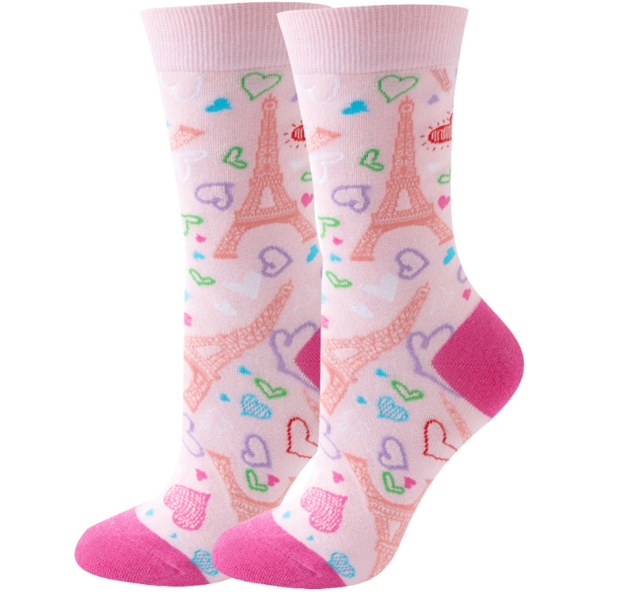 AA 0340 - Sokken - Love in Paris - Maat 36 - 43