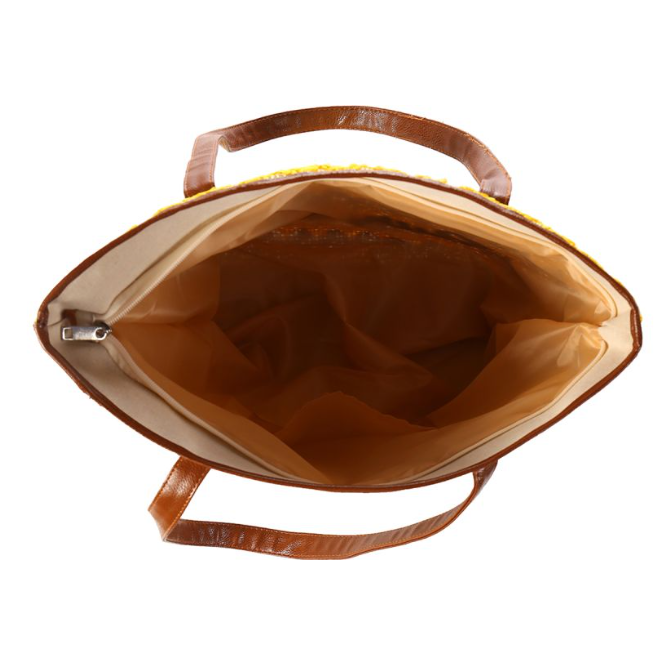 Strandtas - Summer Glow - Geel/Grijs