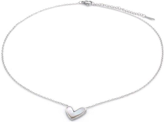 AA 0149 - Ketting met Hart - Heart Essence - Zilverkleurig