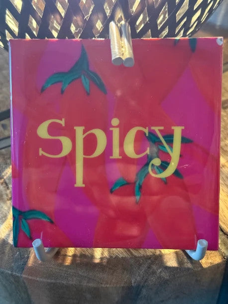 Tegeltje Spicy(Zonder standaard) (D)