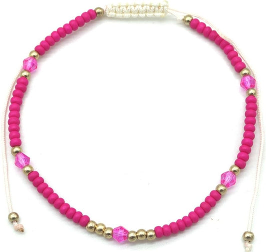AA 0050 - Enkelband - Beach Vibes - Roze