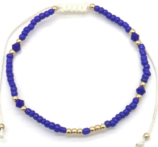 AA 0076 - Enkelband - Beach Vibes - Blauw