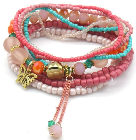 AA 0308 - Armbandenset – Tropical Touch - Multicolor