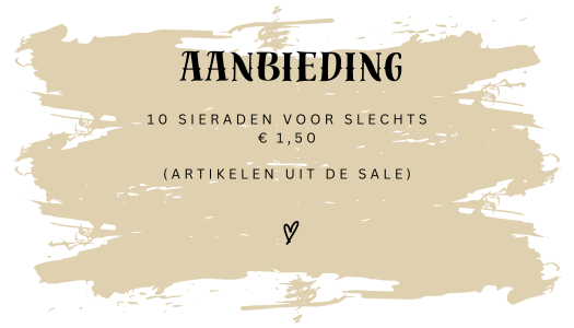 10 sieraden voor slechts € 1,50
