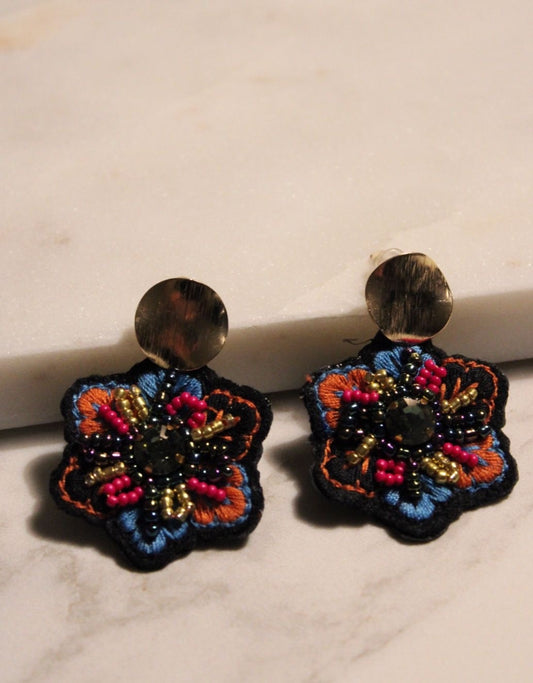 AA 0003 - Oorbellen - Boho Blossen - Multicolor