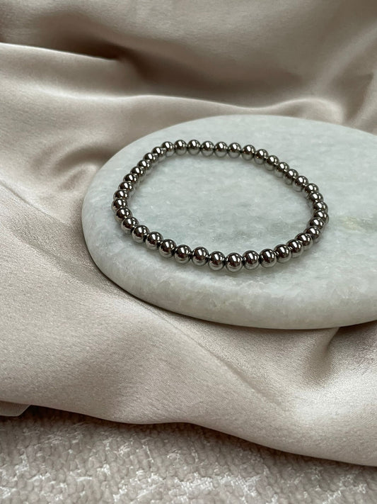 AA 0264 - Armband - Stainless Steel - Bolletjes - 5mm