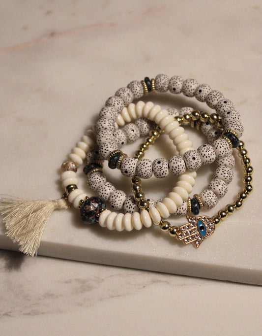 AA 0270 - Armband - Boho Vibes - Wit