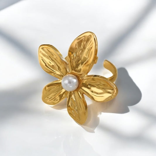 Ring - Fleur de Perle - Goudkleurig