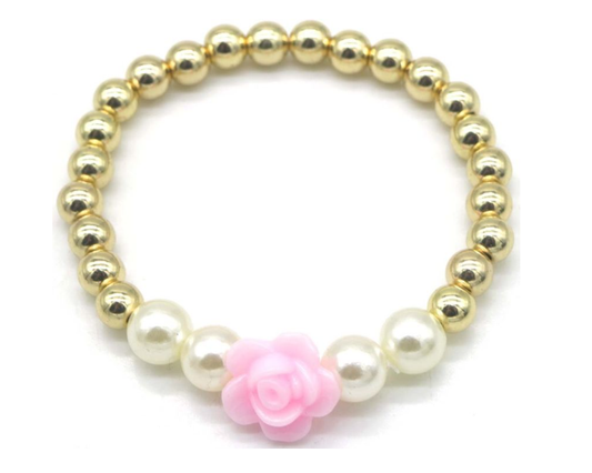 AA 0043 - Kinderarmband - Golden Bloom