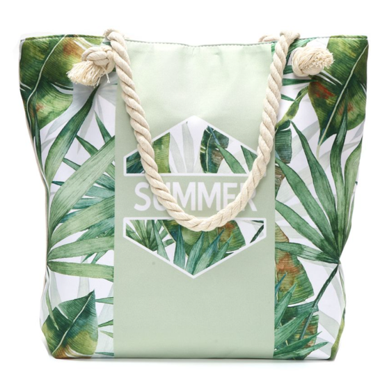 Strandtas - Tropical Summer - Groen